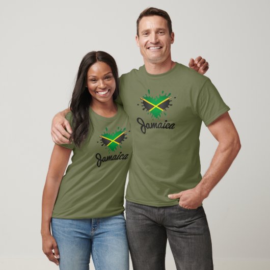 T-shirt Jamacain Love - Fiers Jamaïcains - Chemise Reggae (Unisexe)