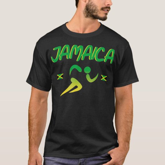 T-shirt Jamaica Pride Track and Field Running 2021 Souveni (Devant)