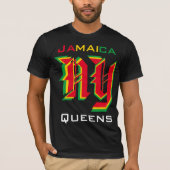T-shirt Jamaica Queens Blk. (Devant)