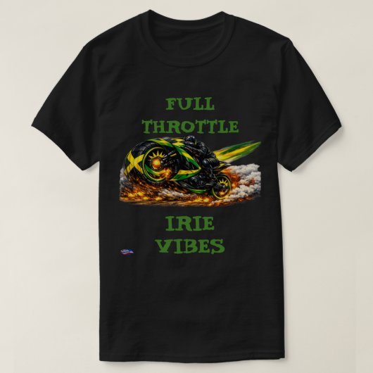 T-shirt jamaïcain coloré (Design devant)