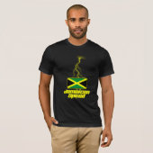 T-shirt jamaïcain de vitesse (Usain Bolt) (Devant entier)