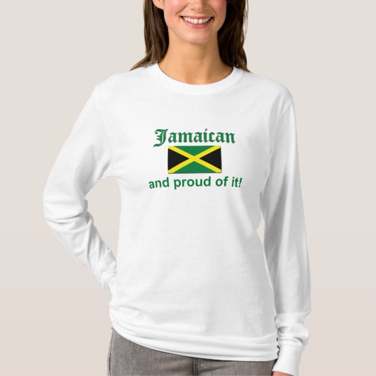 T-shirt Jamaïcain fier (Devant)