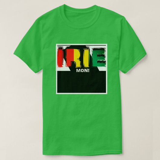 T-shirt jamaïcain Irie Mon (Design devant)