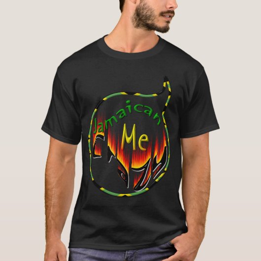 T-shirt Jamaïcain je fou (Devant)