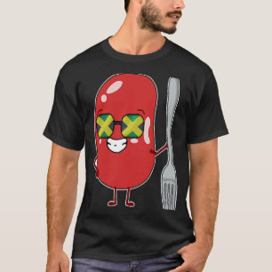 T-shirt Jamaïcain Riz et pois Jamaïcain couleurs drapeau J