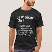 T-shirt JAMAÏCAINE FILLE JAMAICA Cadeau Funny Pays Accueil (Devant)