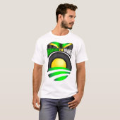 T-shirt Jamaicans pour Obama (Devant entier)