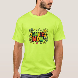 T-shirt jamaïquain de couleur vive
