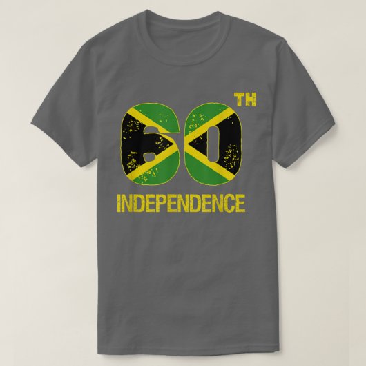 T-shirt Jamaïque 60e fête de l'indépendance 2022 Jam (Design devant)