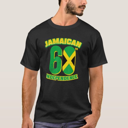 T-shirt Jamaïque 60e indépendance 1962 (Devant)
