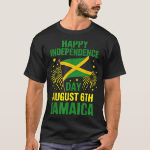 T-shirt Jamaïque 63e Jour de l'Indépendance Drapeau fièrem
