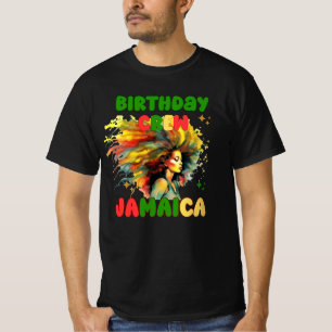 T-shirt Jamaïque Birthday Girl Matching Crew Travel Group