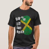 T-shirt Jamaïque Dans Mon ADN Fier Drapeau Jamaïcain Jamaï (Devant)