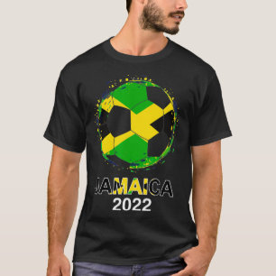 T-shirt Jamaïque Drapeau 2022 Supporter Jamaïcain Soccer T
