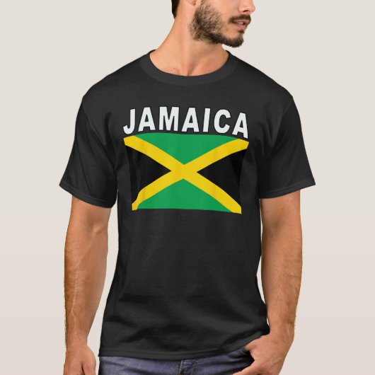 T-shirt Jamaïque Drapeau design - Racines culturelles jama (Devant)