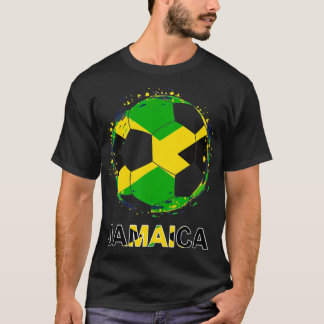 T-shirt Jamaïque Drapeau Jersey Supporter équipe de footba