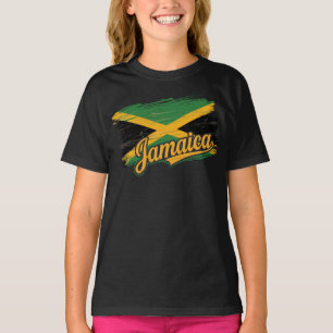 T-shirt Jamaïque Drapeau Vibes vacances Rasta Island