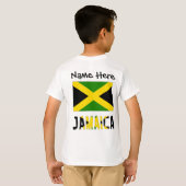 T-shirt Jamaïque et Jamaïque avec votre nom (Dos entier)
