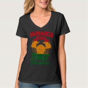 T-shirt Jamaïque Famille Vacances Correspondance Pour Tour