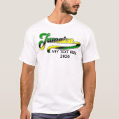 T-shirt Jamaïque Green Black Yellow Cruise Group Correspon (Devant)