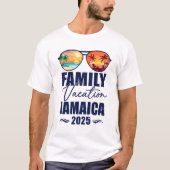 T-shirt Jamaïque Matching Family Vacation 2025 Making Memo (Devant)