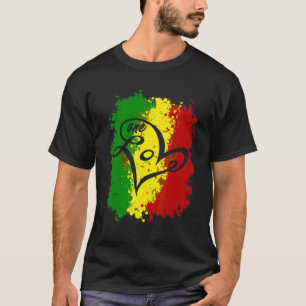 T-shirt Jamaïque One Love Rasta Reggae Music Caribbean Pri