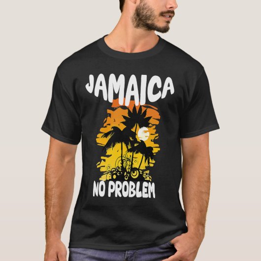 T-shirt Jamaïque : pas de problème (Devant)