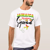 T-shirt Jamaïque Vacation Squad Group Correspondance Regga (Devant)