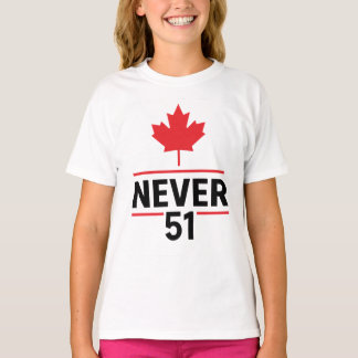 T-shirt Jamais 51 Conception de boutons Canada - Patriotiq