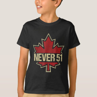 T-shirt Jamais 51 Le Canada N'Est À Vendre Est. 1867 Fier 