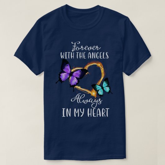 T-shirt Jamais Avec Les Anges (Design devant)