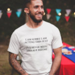 T-shirt Jamais Été Cet Âge Drôle Dire<br><div class="desc">Cette conception peut être personnalisée en choisissant l'option Modifier la conception. Vous pouvez également transférer sur d'autres objets. Contactez-moi à l'adresse colorflowcreations@gmail.com ou utilisez l'option conversation en haut de la page si vous souhaitez avoir cette conception sur un autre produit ou avez besoin d'aide. Voir d'autres de mes dessins ou...</div>