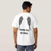 T-shirt Jamais impair ou même - n'acceptez rien (Dos entier)