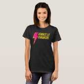 T-shirt Jamais le dimanche (Devant entier)