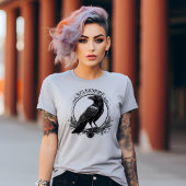 T-shirt Jamais plus Corbeau