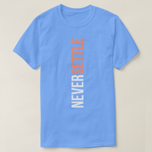 T-SHIRT JAMAIS RÉGLER (Design devant)