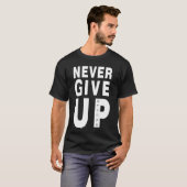 T-shirt Jamais renoncer, Mohammed Salah, championne (Devant entier)