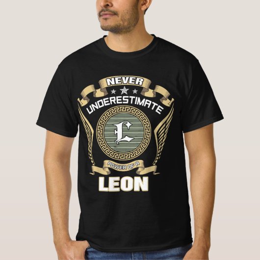 T-SHIRT JAMAIS_SOUS-DÉRESTIMATE_PUISSANCE_D_A_LEON (Devant)