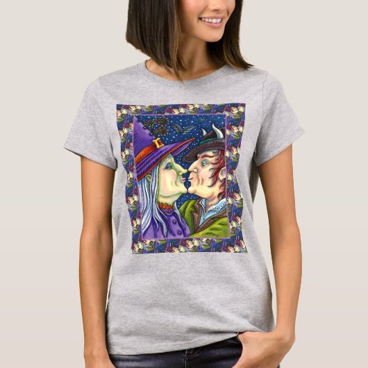 T-SHIRT JAMAIS TROP VIEILLE POUR ROMANCE, WITCH & WARLOCK  (Devant)