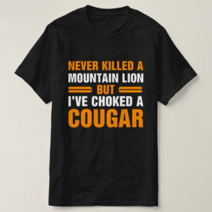 T-shirt Jamais Tué Un Lion De Montagne