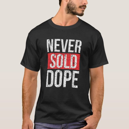 T-shirt Jamais vendu Dope Hustler Urbain Hip hop Rap Cadea (Devant)
