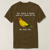 T-shirt Jamais zéro Conure Sun 1 (Design devant)
