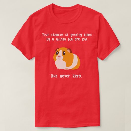 T-shirt Jamais Zero Guinea Pig (Design devant)