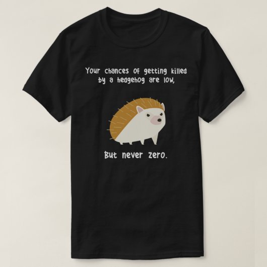 T-shirt Jamais Zéro Hérisson (Design devant)