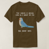 T-shirt Jamais Zero Quaker Parrot (Design devant)