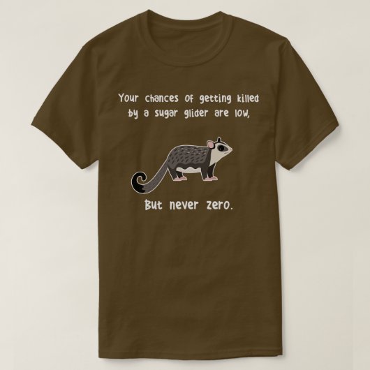 T-shirt Jamais Zero Sugar Glider (Design devant)