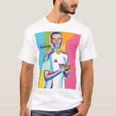 T-shirt Jamal Musiala Wpap Pop Art (Devant)