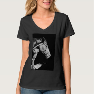 T-shirt jambe de cheval de tête