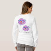 T-Shirt : Jambe Longue Femme ? Hibiscus des fleurs (Dos entier)