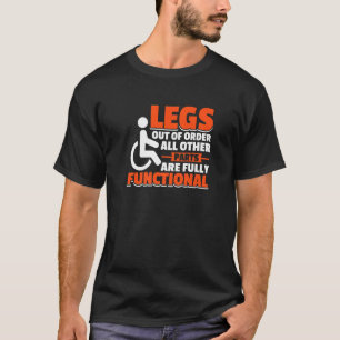 T-shirt Jambes hors commande Handicap désactivé